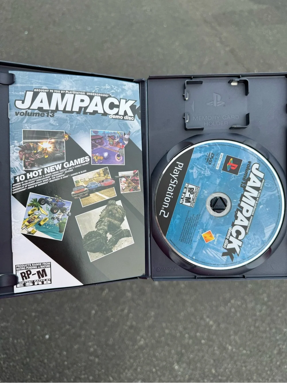 Sony PlayStation 2 JAMPACK Volume 13 Demo Disc - Blue & Black
